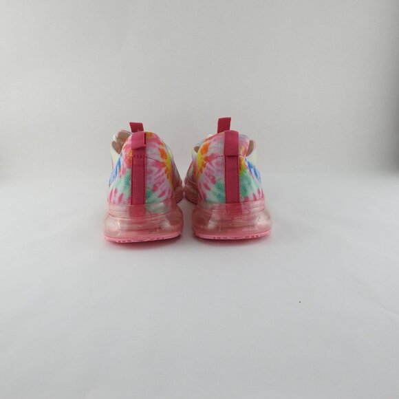 New Women's Sneakers La Sheelah Bubble Shoes Sz 10 Pink Tie Dye Air Cushion Brea - Picture 4 of 9